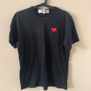 Men’s Play Comme Des Garçons black t-shirt
